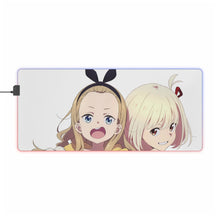 Load image into Gallery viewer, Lycoris Recoil Chisato Nishikigi, Kurumi RGB LED Mouse Pad (Desk Mat)