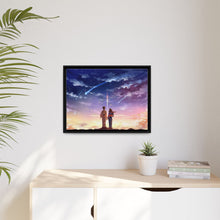 Load image into Gallery viewer, Anime Your Name. Canvas Framed Art Print