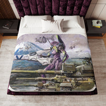 Load image into Gallery viewer, Anime Neon Genesis Evangelion Sherpa Blanket