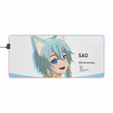 Load image into Gallery viewer, Sword Art Online II RGB LED Mouse Pad (Desk Mat)