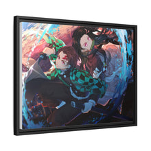 Load image into Gallery viewer, Anime Demon Slayer: Kimetsu no Yaiba Canvas Framed Art Print