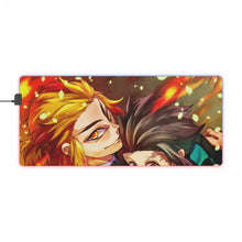 Load image into Gallery viewer, Demon Slayer: Kimetsu No Yaiba RGB LED Mouse Pad (Desk Mat)