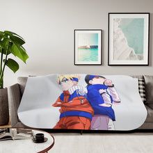 Load image into Gallery viewer, Boruto Sherpa Blanket