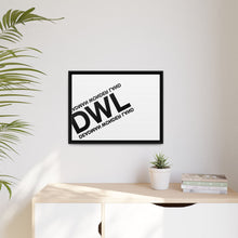 Load image into Gallery viewer, DWL Invert Canvas Framed Art Print