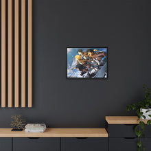 Load image into Gallery viewer, Eren,Mikasa,Armin and Levi Canvas Framed Art Print