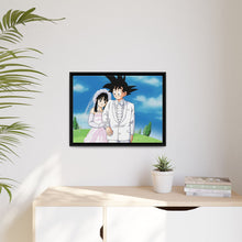 Load image into Gallery viewer, Goku and Chi-Chi Marriage Canvas Framed Art Print