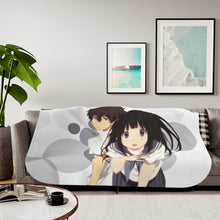 Load image into Gallery viewer, Eru Chitanda And Hōtarō Oreki Together Sherpa Blanket