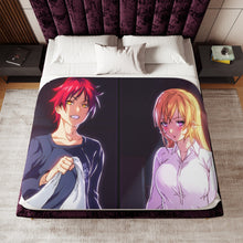 Load image into Gallery viewer, Anime Food Wars: Shokugeki no Soma Sherpa Blanket