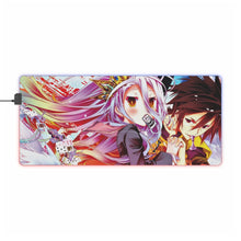 Load image into Gallery viewer, Sora and Shiro RGB LED Mouse Pad (Desk Mat)
