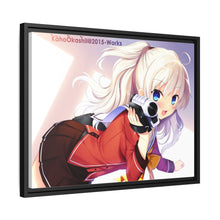 Load image into Gallery viewer, Nao Tomori holding a camera Canvas Framed Art Print