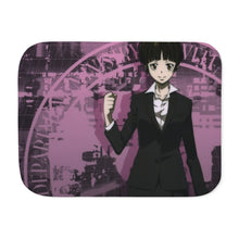 Load image into Gallery viewer, Akane Tsunemori-lets work hard Sherpa Blanket