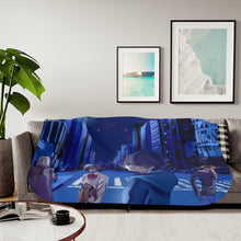 Load image into Gallery viewer, The Tokyo Tea Party Sherpa Blanket