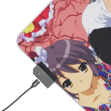 Load image into Gallery viewer, The Melancholy Of Haruhi Suzumiya RGB LED Mouse Pad (Desk Mat)
