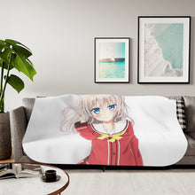 Load image into Gallery viewer, Nao Tomori smiling Sherpa Blanket