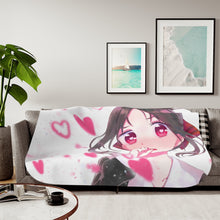 Load image into Gallery viewer, Kaguya Shinomiya Sherpa Blanket