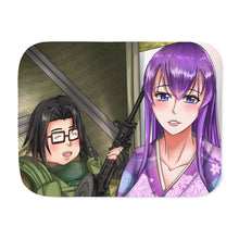 Load image into Gallery viewer, Highschool Of The Dead Sherpa Blanket