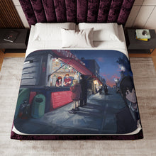 Load image into Gallery viewer, Chainsaw Man Sherpa Blanket