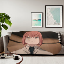 Load image into Gallery viewer, Anime Chainsaw Man Sherpa Blanket