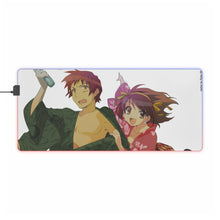 Load image into Gallery viewer, The Melancholy Of Haruhi Suzumiya RGB LED Mouse Pad (Desk Mat)