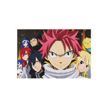 Load image into Gallery viewer, Fairy Tail Natsu Dragneel, Erza Scarlet, Lucy Heartfilia, Happy, Wendy Marvell Rug