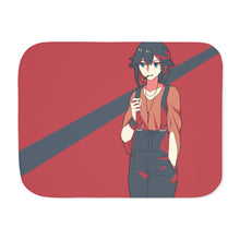 Load image into Gallery viewer, Anime Kill La Kill Sherpa Blanket