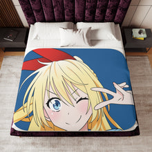 Load image into Gallery viewer, Nisekoi Chitoge Kirisaki Sherpa Blanket