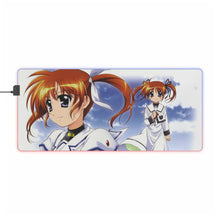 Load image into Gallery viewer, Magical Girl Lyrical Nanoha RGB LED Mouse Pad (Desk Mat)
