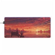 Load image into Gallery viewer, Anime Couple RGB LED Mouse Pad (Desk Mat)