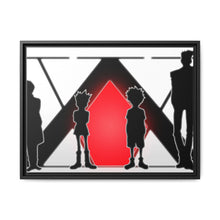 Load image into Gallery viewer, Hunter x Hunter Ending Background White Canvas Framed Art Print
