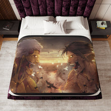 Load image into Gallery viewer, Anime Attack On Titan Sherpa Blanket