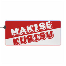 Load image into Gallery viewer, Steins;Gate Kurisu Makise RGB LED Mouse Pad (Desk Mat)