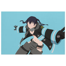 Load image into Gallery viewer, Tamaki Kotatsu from Fire Force Minimalistfor Dekstop Jigsaw Puzzle