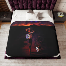 Load image into Gallery viewer, Anime Cowboy Bebop Sherpa Blanket