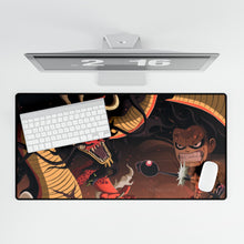 Load image into Gallery viewer, Luffy Gear 4 vs Drakon Mouse Pad (Desk Mat)