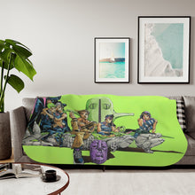 Load image into Gallery viewer, JoJo's Bizarre Adventure: Part 1-8 Sherpa Blanket