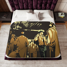 Load image into Gallery viewer, Anime Cowboy Bebop Sherpa Blanket
