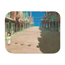 Load image into Gallery viewer, Anime Spirited Away Sherpa Blanket