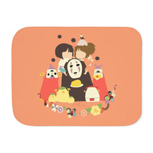 Load image into Gallery viewer, Anime Spirited Away Sherpa Blanket