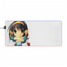 Load image into Gallery viewer, The Melancholy Of Haruhi Suzumiya RGB LED Mouse Pad (Desk Mat)