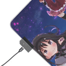 Load image into Gallery viewer, Puella Magi Madoka Magica Homura Akemi, Madoka Kaname, Sayaka Miki, Mami Tomoe RGB LED Mouse Pad (Desk Mat)
