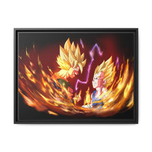 Load image into Gallery viewer, Goku and Vegeta Canvas Framed Art Print