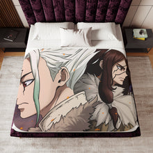 Load image into Gallery viewer, Dr. Stone Sherpa Blanket