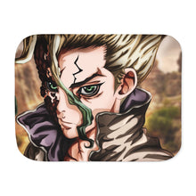 Load image into Gallery viewer, Anime Dr. Stone Sherpa Blanket