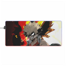 Load image into Gallery viewer, My Hero Academia Katsuki Bakugou RGB LED Mouse Pad (Desk Mat)
