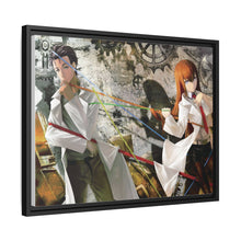 Load image into Gallery viewer, Makise & Kyouma Worldline Canvas Framed Art Print
