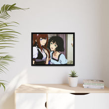 Load image into Gallery viewer, Kurisu & Mayuri Canvas Framed Art Print