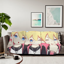 Load image into Gallery viewer, Boruto Sherpa Blanket