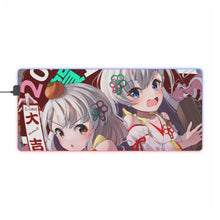 Load image into Gallery viewer, Hisakawa Twins RGB LED Mouse Pad (Desk Mat)