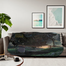 Load image into Gallery viewer, Anime Howl's Moving Castle Sherpa Blanket