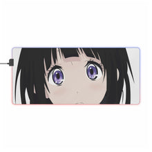Load image into Gallery viewer, Eru Chitanda Face RGB LED Mouse Pad (Desk Mat)